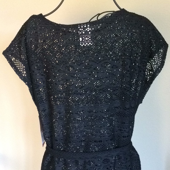 Merona black sleeveless dress cover up Size Medium - Picture 4 of 8